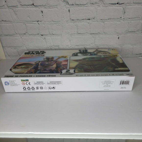 Star Wars The Mandalorian 2-Pack 3D Puzzles (500pc Each) -‎ New - - Picture 5 of 6
